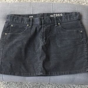 Gap corduroy mini skirt